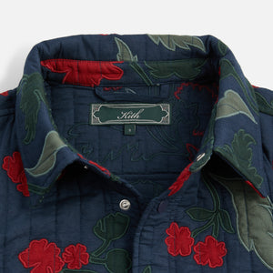 Kith Patchwork Brixton Puffed Shirt Jacket - Nocturnal