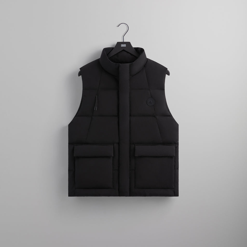 Kith Wrinkle Nylon Midi Vest - Black