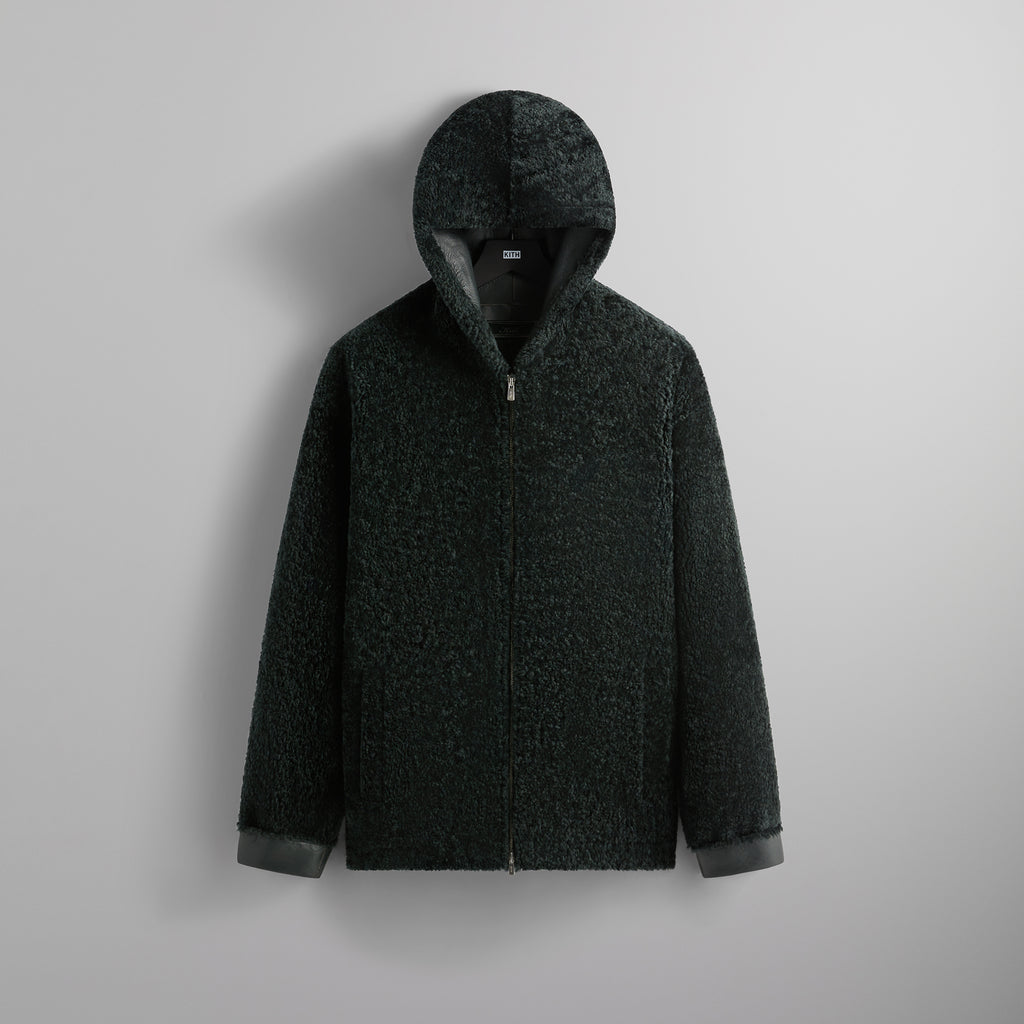 Kith Ryer Hooded Shearling Jacket - Stadium