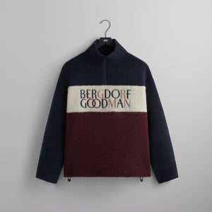 UrlfreezeShops for Bergdorf Goodman Heavy Sherpa Quarter Zip - Nocturnal