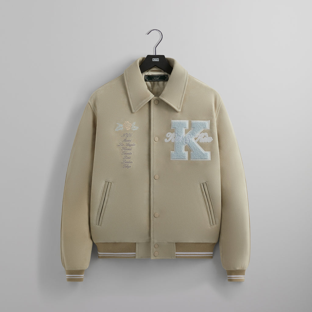 Kith Suede Coaches Jacket - Sandrift