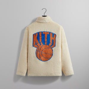 UrlfreezeShops for the New York Knicks Faux Fur Coaches Jacket - Silk