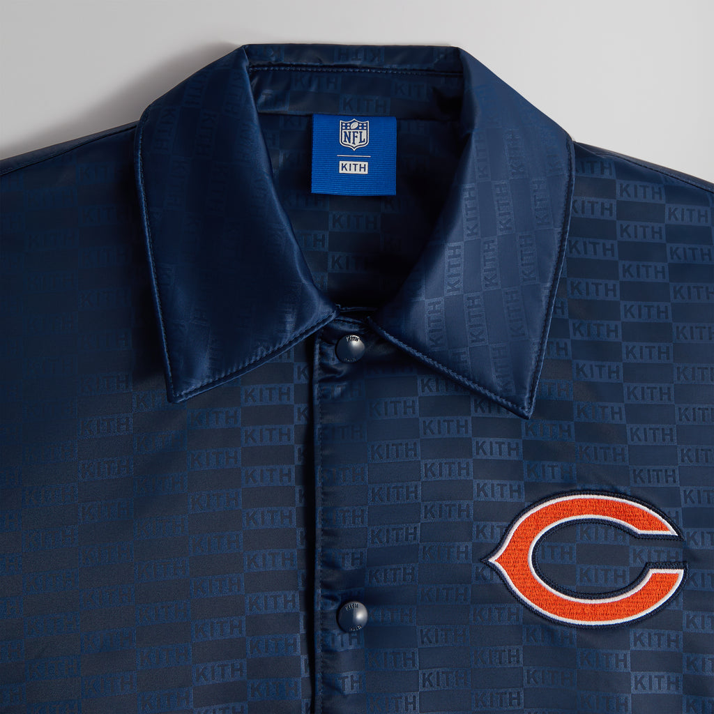 Kith for The NFL: Bears Satin Bomber Jacket - Meter Xs