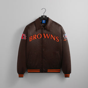 UrlfreezeShops for the NFL: Browns Satin Bomber Jacket - Zoom