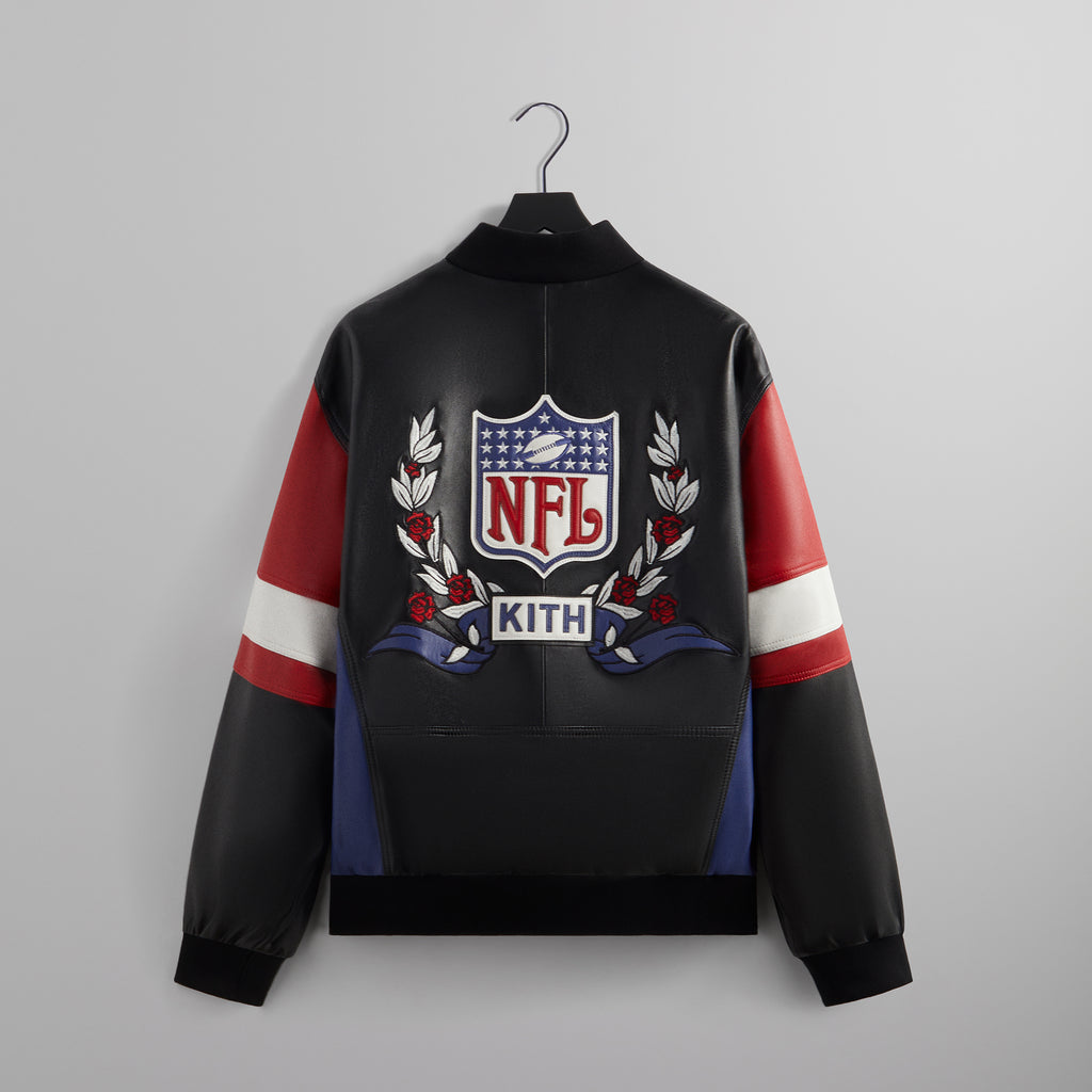 Kith for the NFL: Giants Leather Jacket - Current