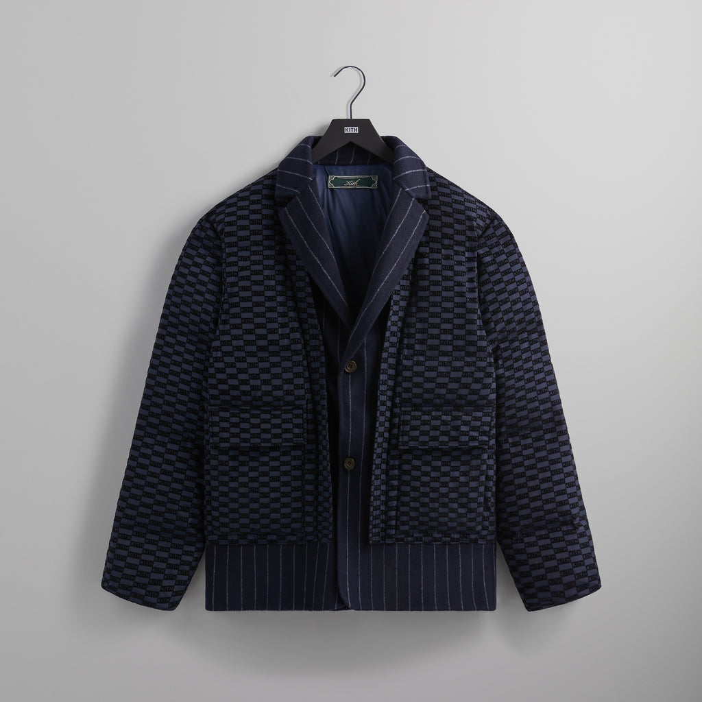 Kith Tate Puffed Combo Blazer - Nocturnal