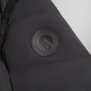 Erlebniswelt-fliegenfischenShops Arden Shearling Combo embroidered-logo Jacket - Black