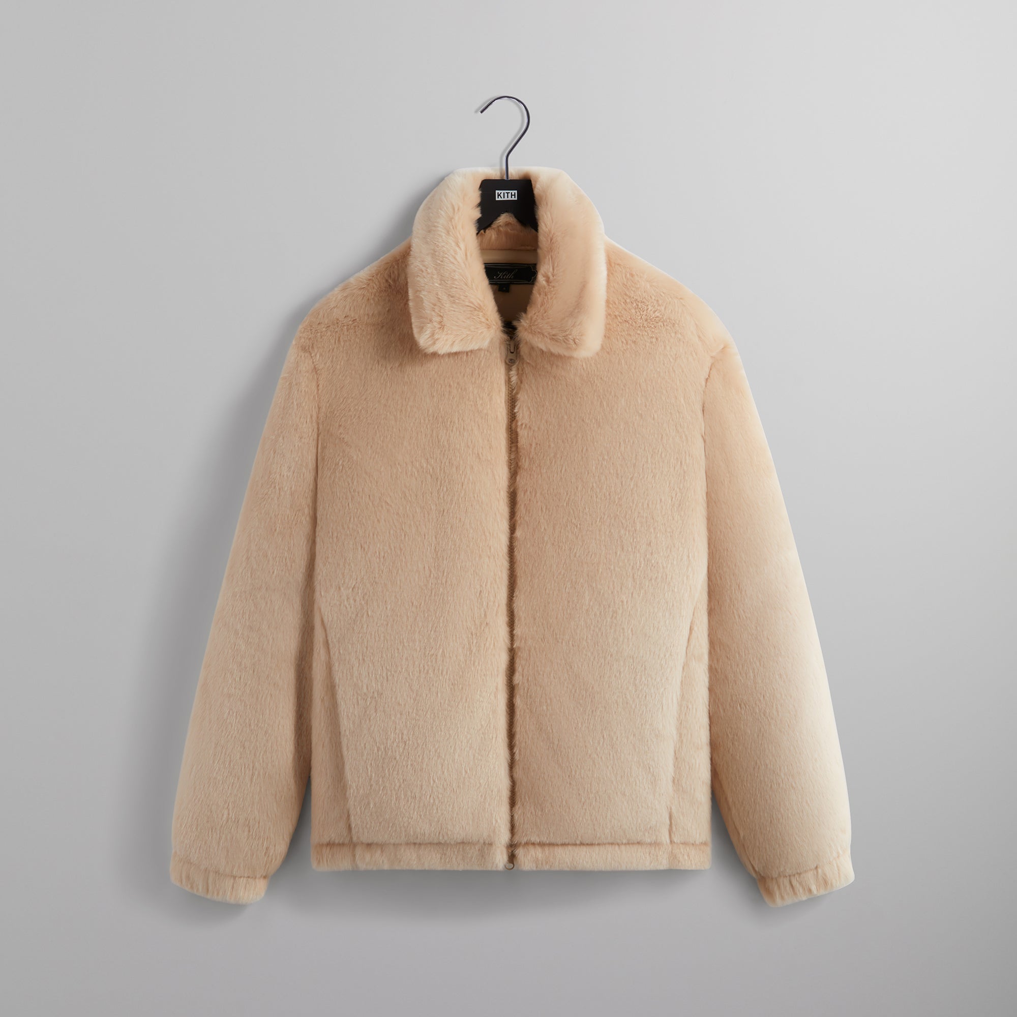 Kith Lloyd Faux Fur Coaches Jacket - Veil