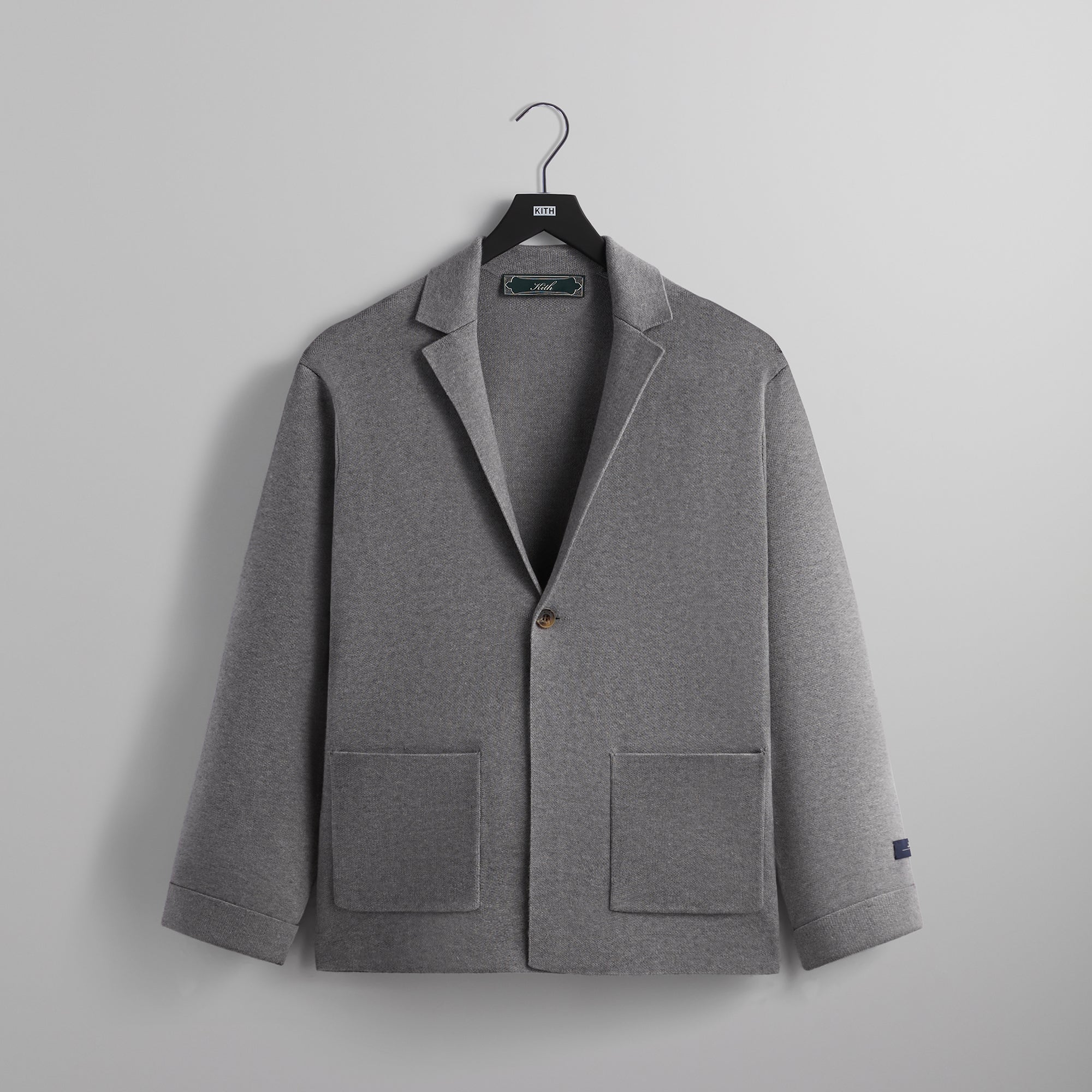 Kith Heavy Knit Kai Blazer - Heather Grey