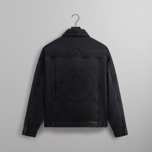 UrlfreezeShops Puffed Jase Denim Jacket - Black