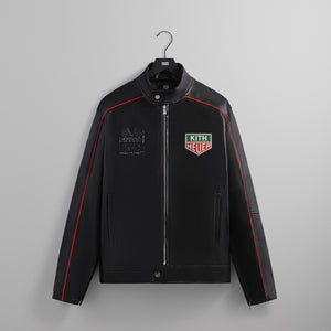TAG Heuer Formula 1 | UrlfreezeShops Leather Racing Jacket - Black