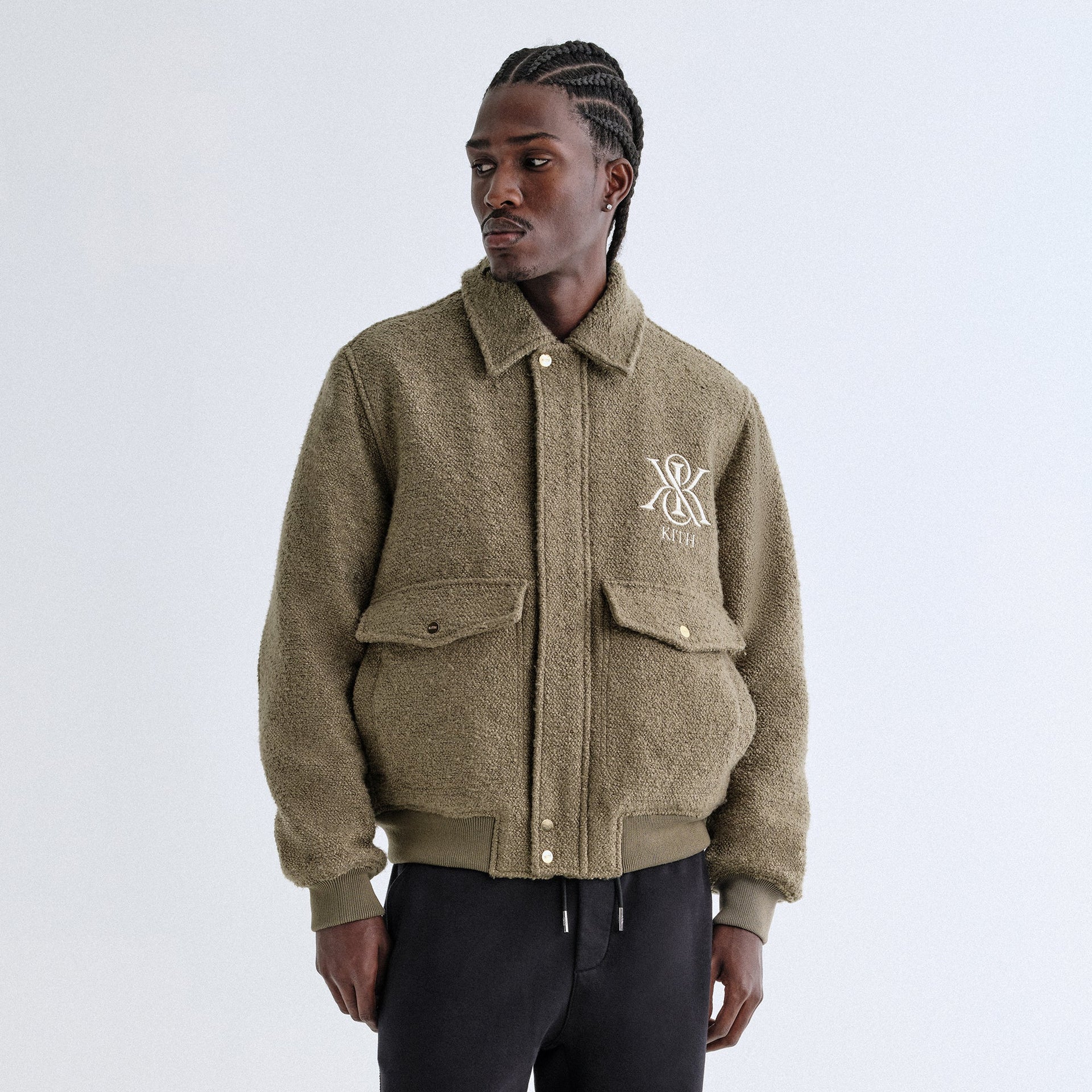 Erlebniswelt-fliegenfischenShops Boucle Hawthorne Flight Jacket - Palomino