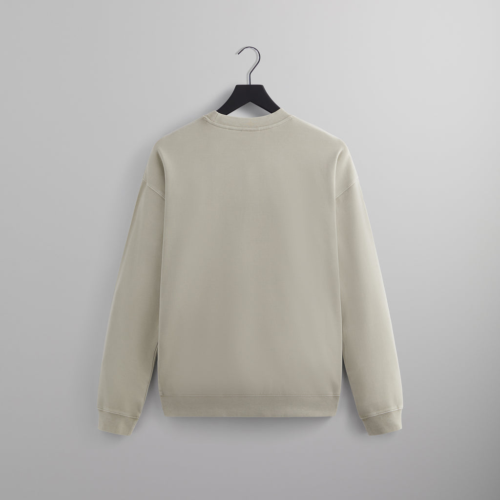 Kith Crystal Wash Interlock Vintage Crewneck - Field