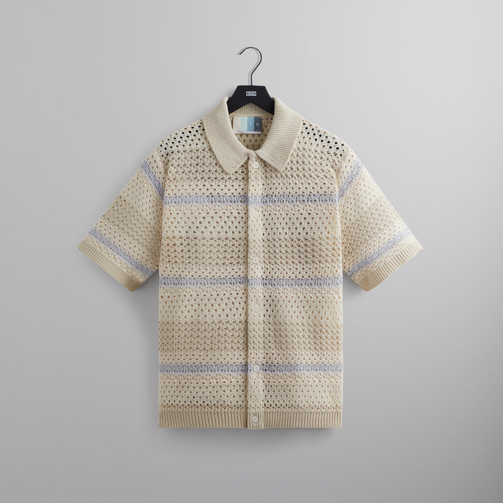 Kith Thompson Crochet Buttondown - Veil