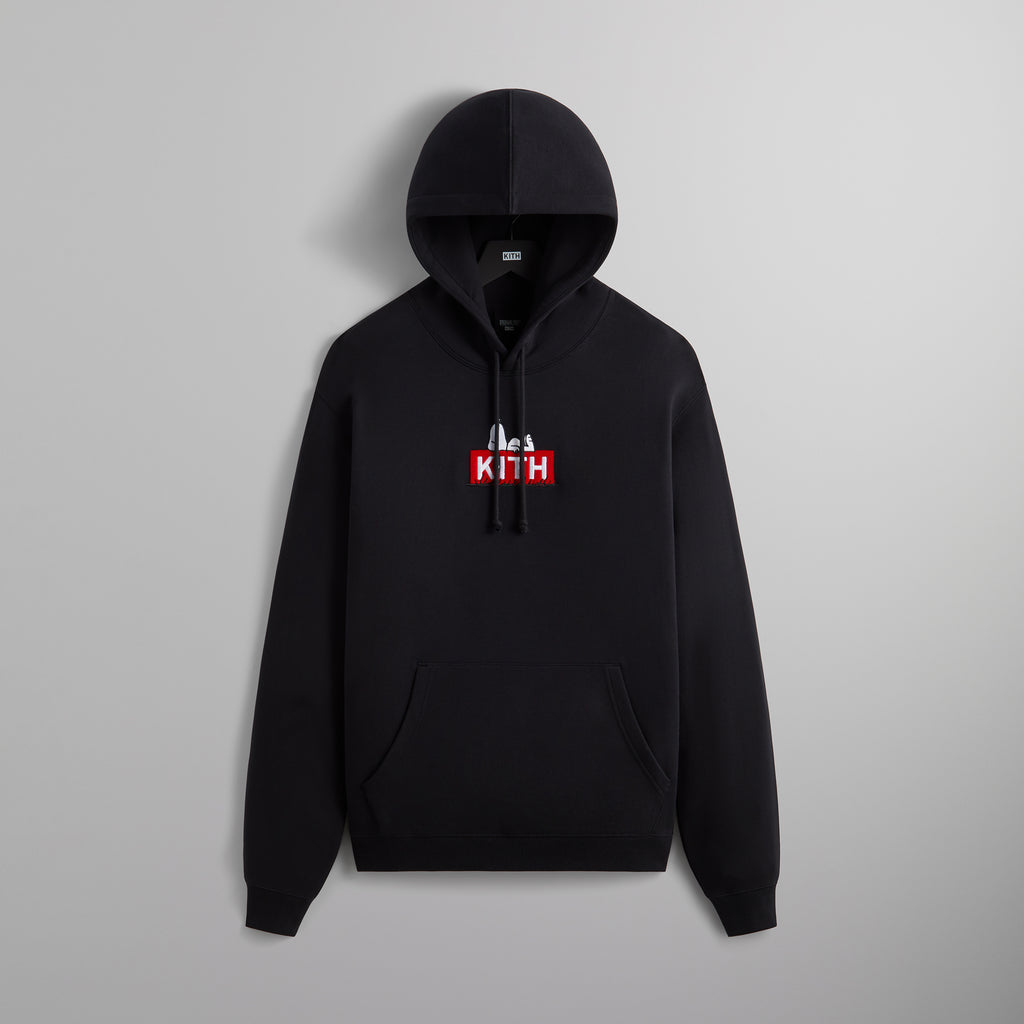 Black cheap kith hoodie