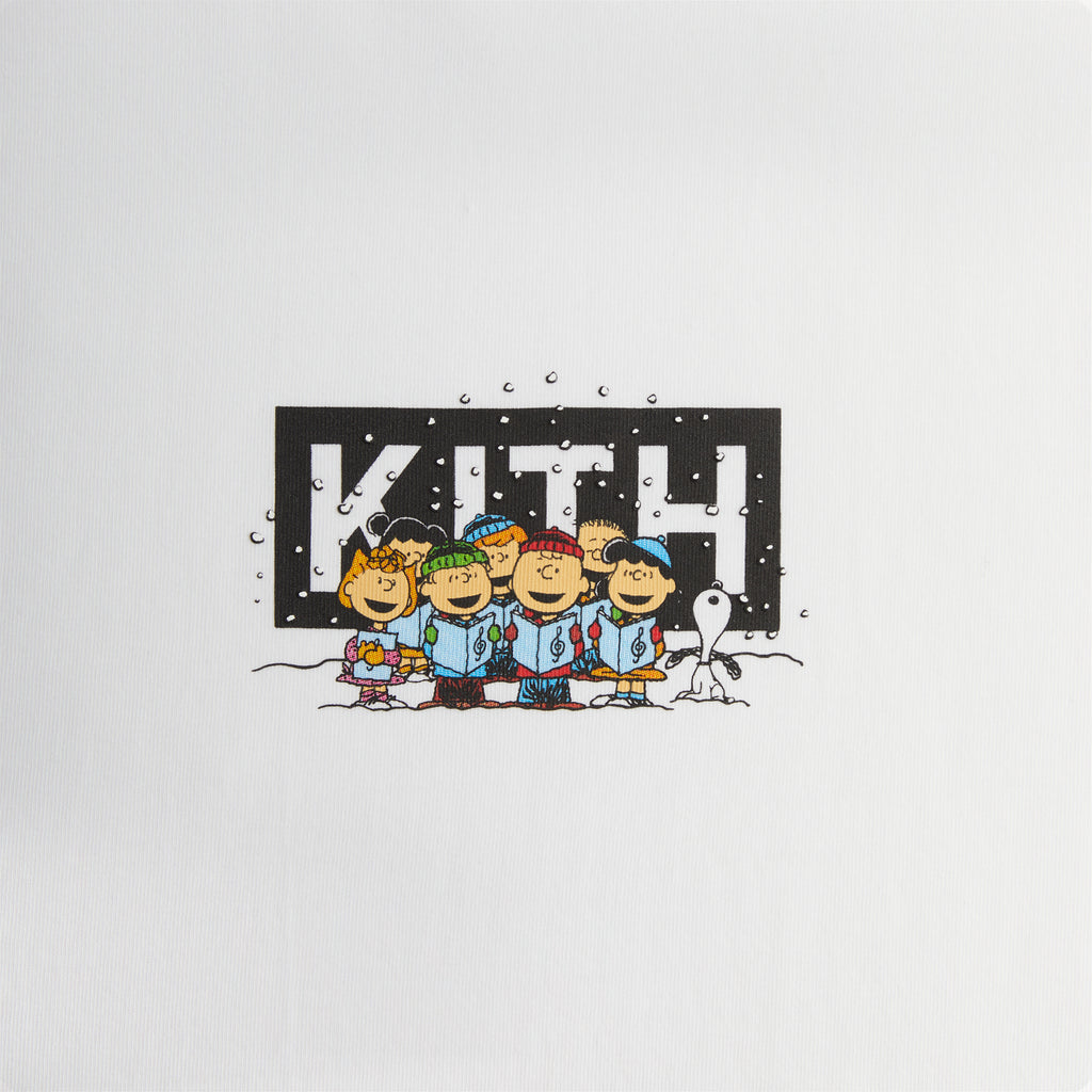 Kith for Peanuts Caroling Long Sleeve Tee - White