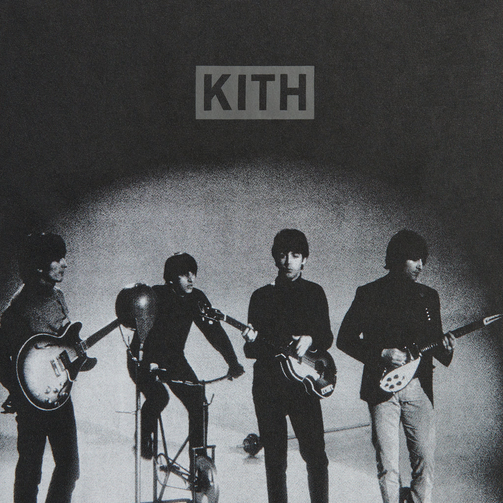 Kith for The Beatles I Feel Fine Vintage Tee - Black