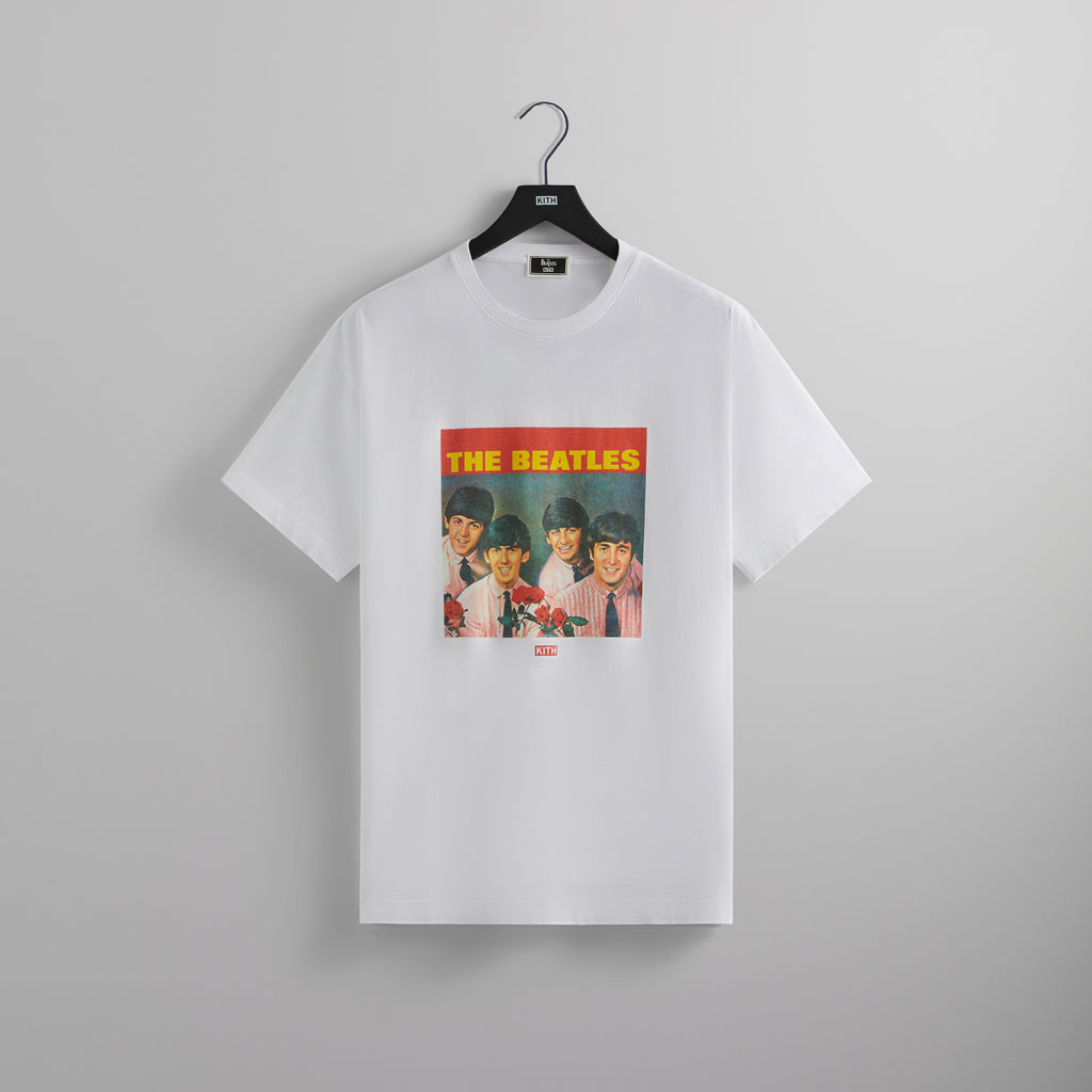 Kith The Beatles Red Roses Vintage Tee | hartwellspremium.com