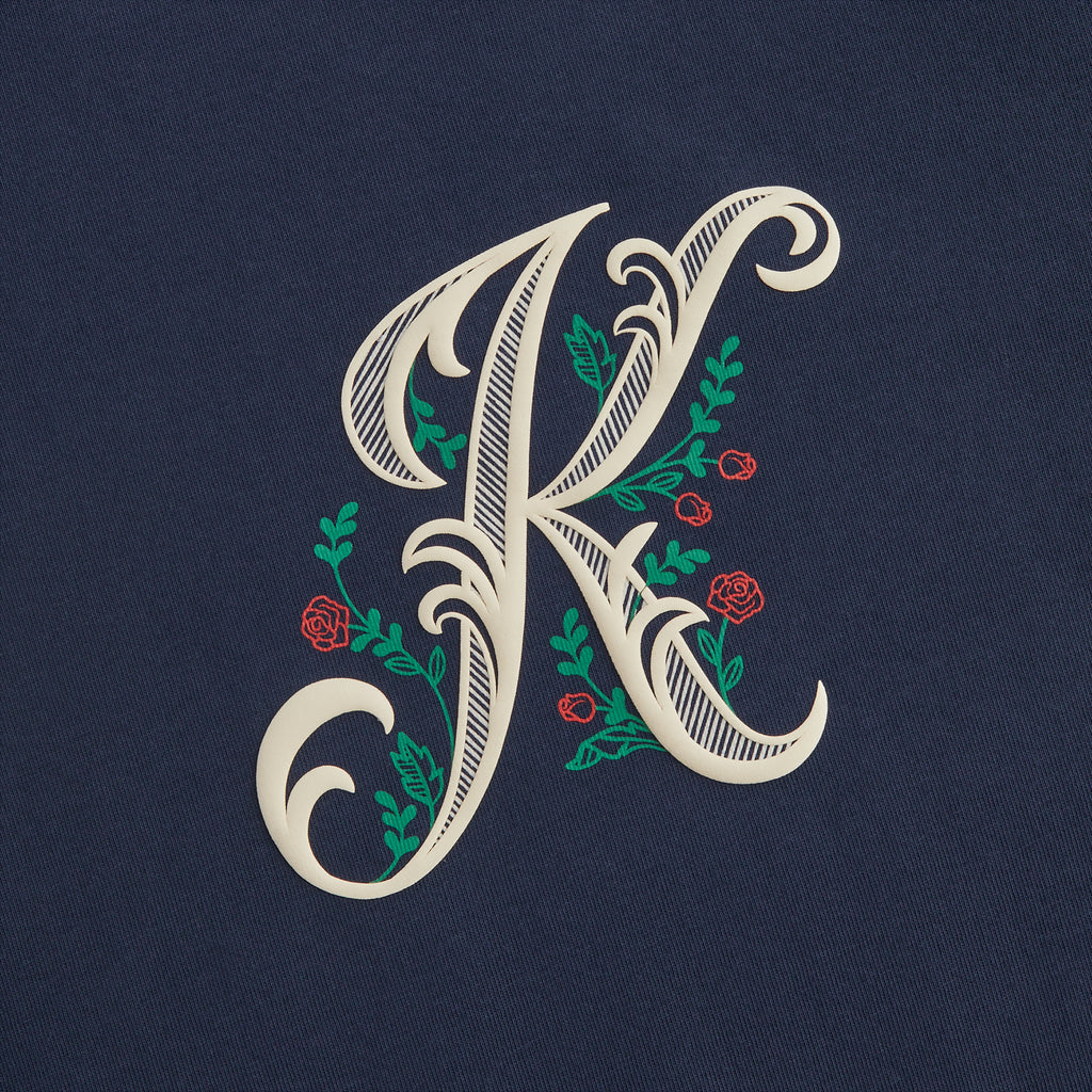 Kith Script Floral Tee - Nocturnal