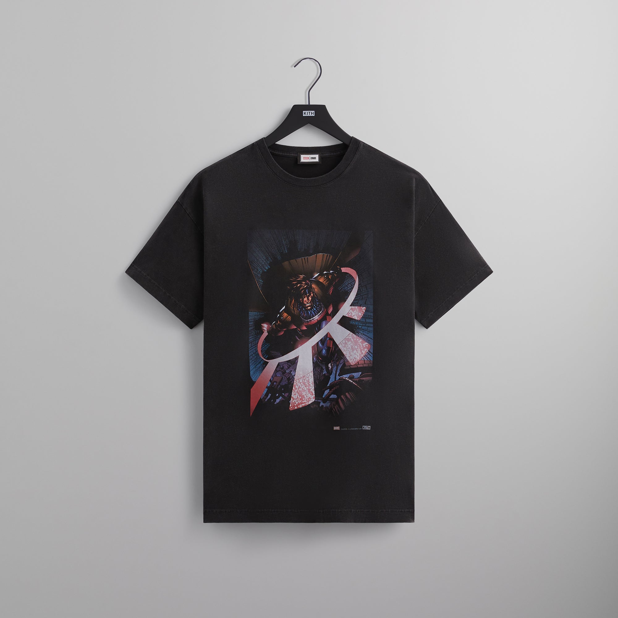 Marvel | Kith for X-Men Gambit Trick Card Vintage Tee - Black PH