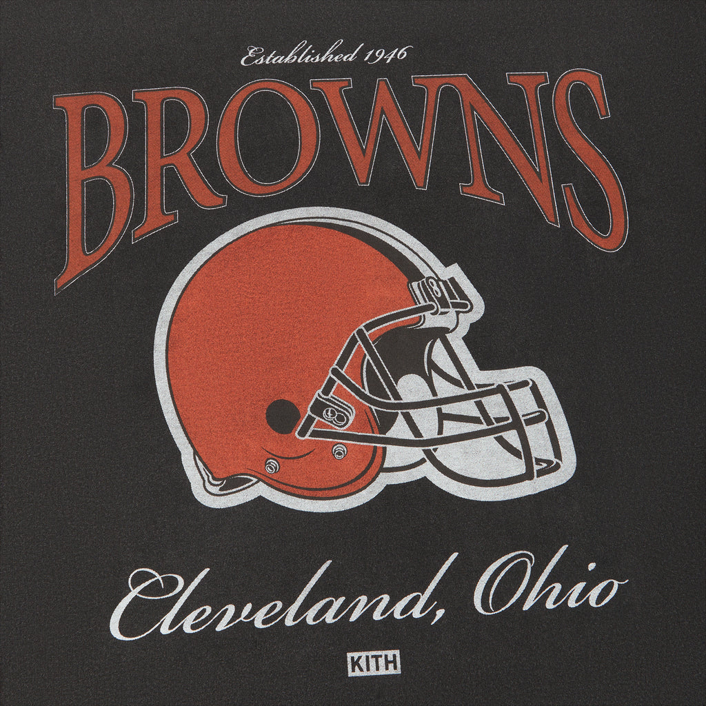 Kith for The NFL: Browns Vintage Tee - Black Xs