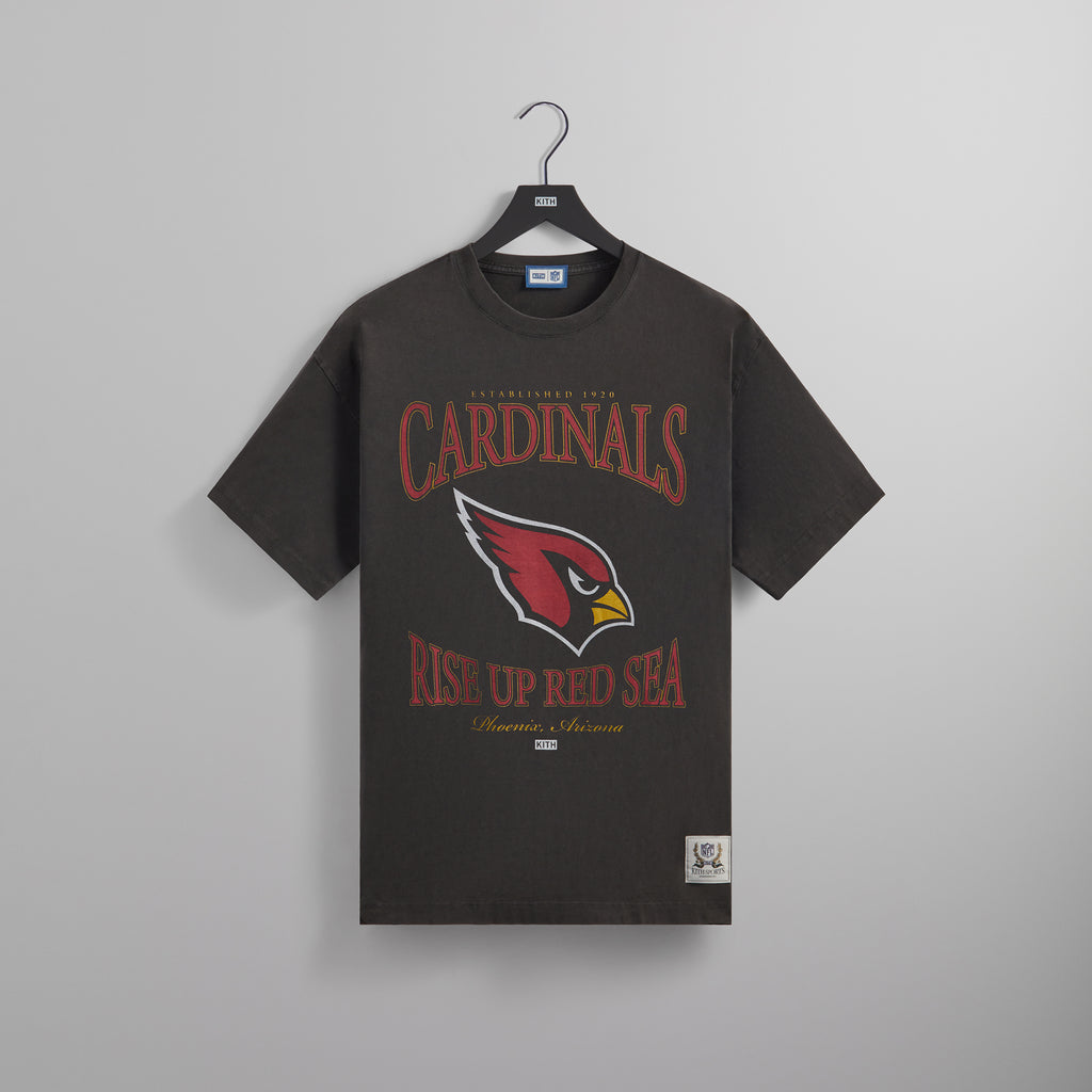 Mitchell & Ness Youth Arizona Cardinals Logo Graphic Red Long Sleeve  T-Shirt
