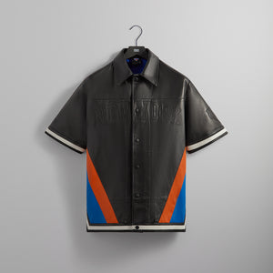 Erlebniswelt-fliegenfischenShops for the New York Knicks Leather Woodpoint Shirt - Black