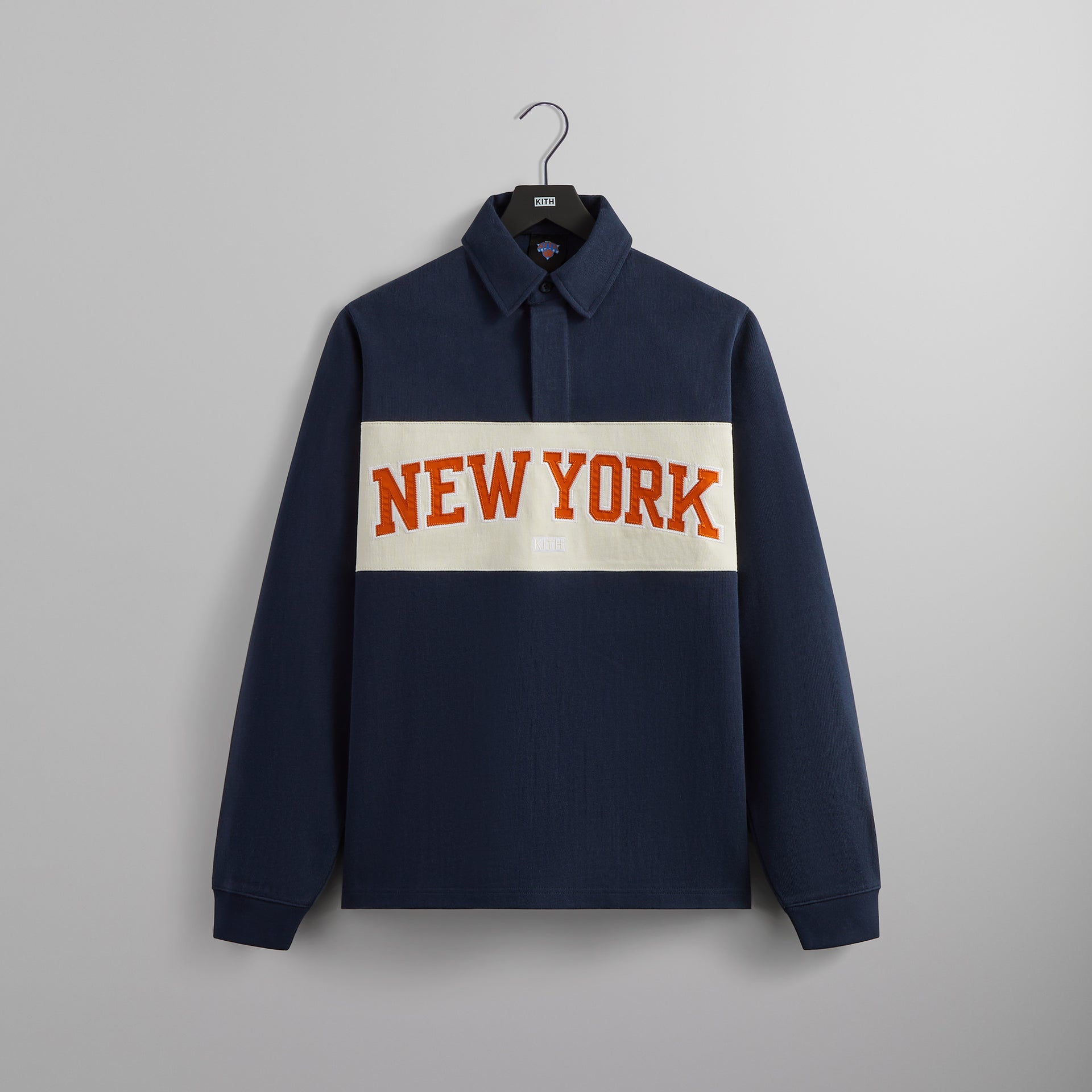 UrlfreezeShops for the New York Knicks Long Sleeve Rugby Shirt - Nocturnal