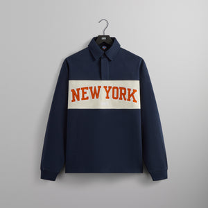 UrlfreezeShops for the New York Knicks Long Sleeve Rugby Shirt - Nocturnal