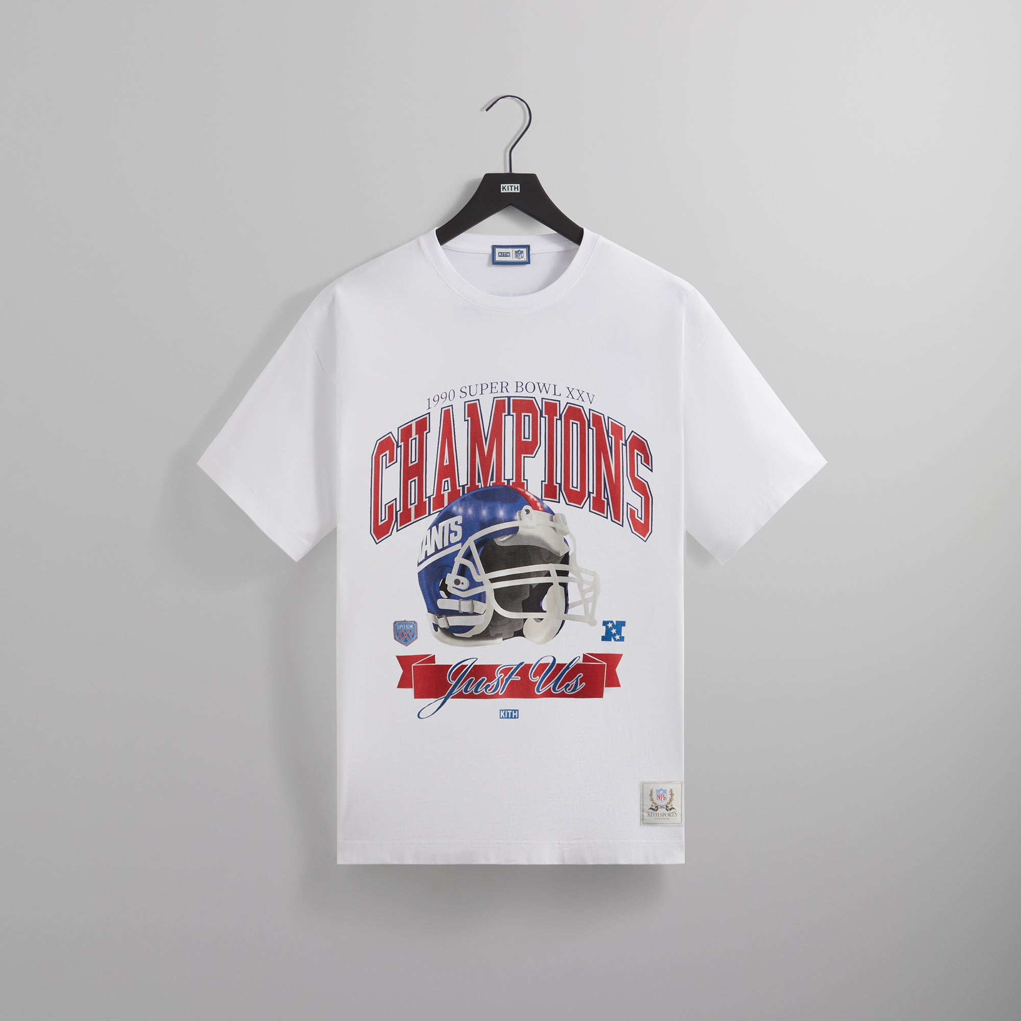 Kith for the NFL: Giants Superbowl Vintage Tee - White