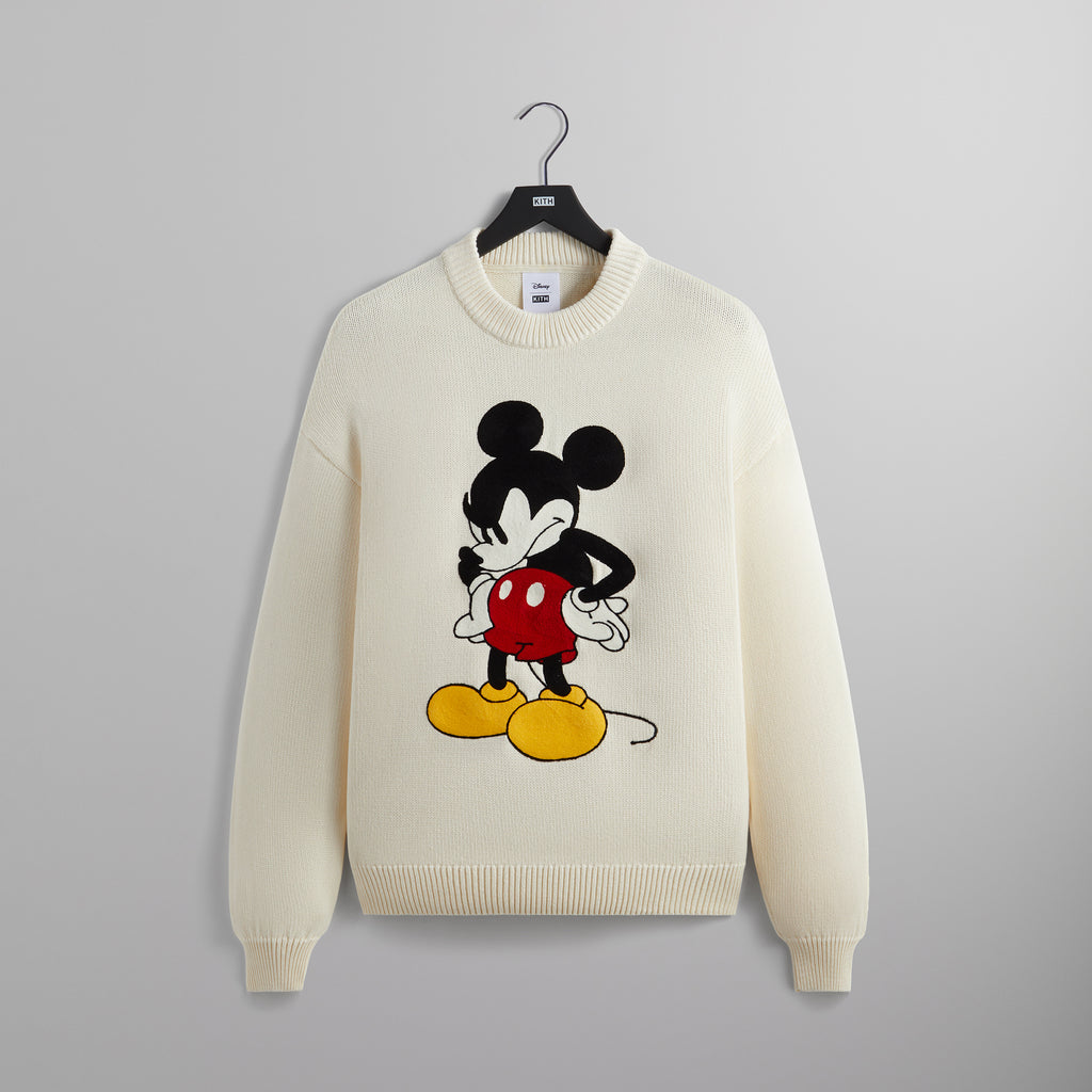 Disney | Kith for Mickey & Friends Mickey Crewneck Sweater - Sandrift