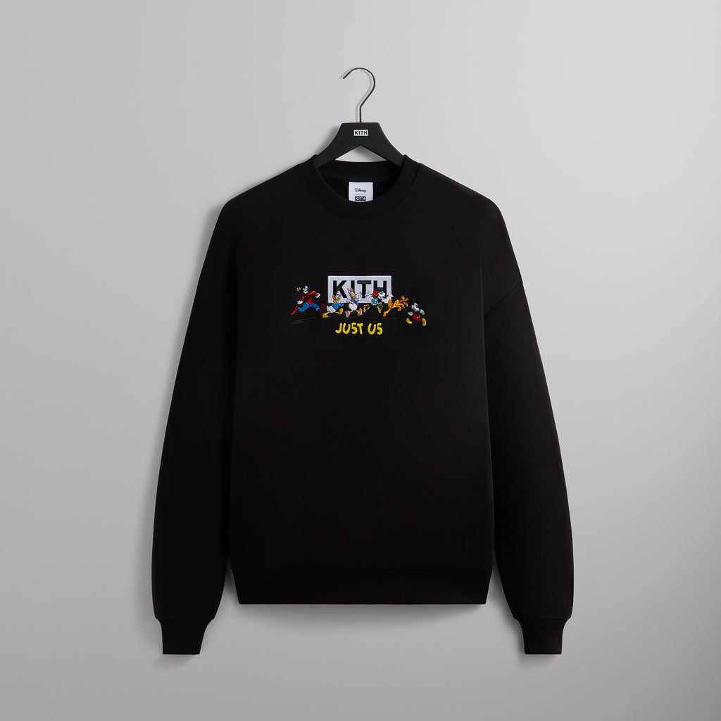 Disney | Kith for Mickey & Friends Family Crewneck - Black