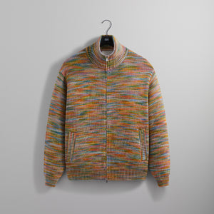 UrlfreezeShops Space Dye Wyona Full Zip Sweater - Multi