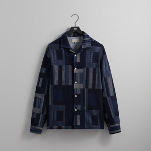 UrlfreezeShops Geometric Knit Cohen Shirt - Nocturnal