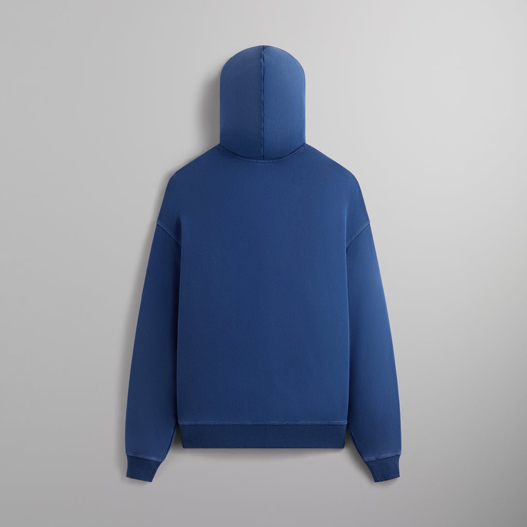 Kith Stitch Classic Logo Nelson Hoodie - Cyanotype