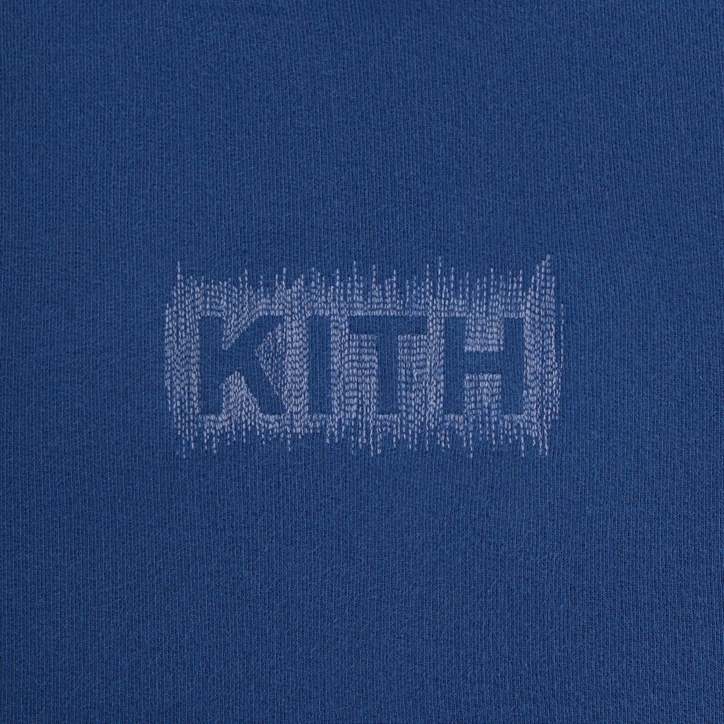 Kith Stitch Classic Logo Nelson Hoodie - Cyanotype