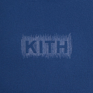 Kith Stitch Classic Logo Nelson Hoodie - Cyanotype