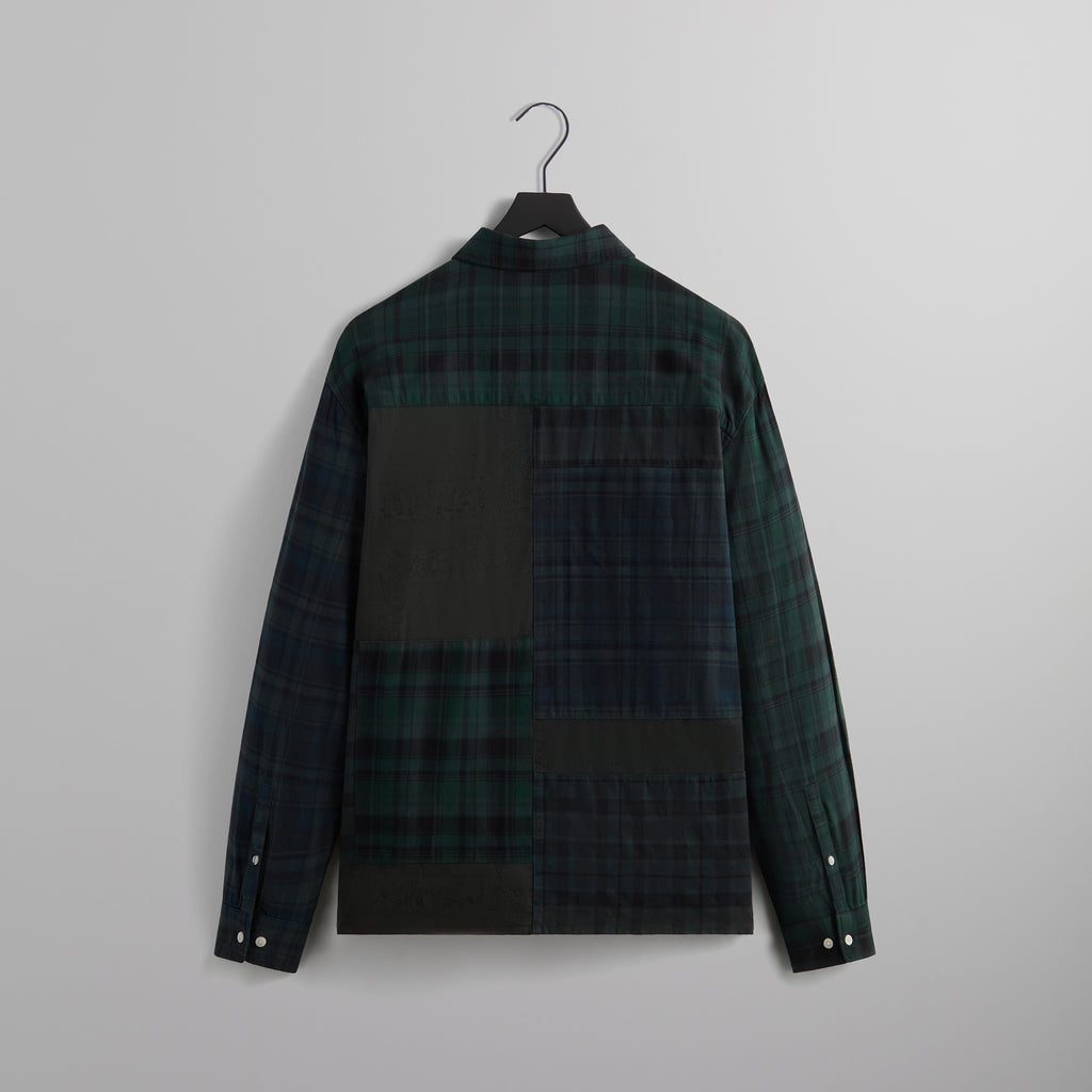 Kith Patchwork Jaydin Buttondown Shirt - Fairway