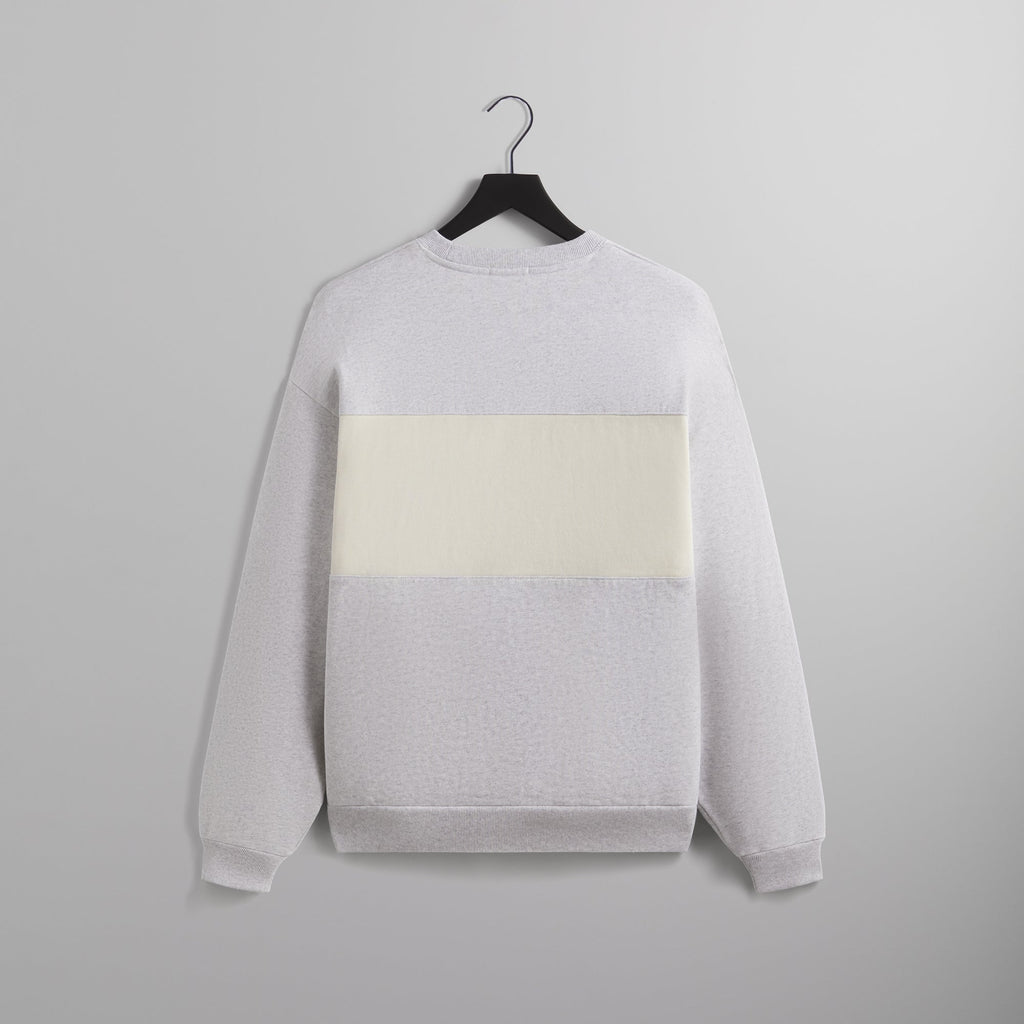 Kith Nelson Rugby Crewneck - Light Heather Grey PH