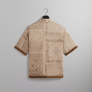 UrlfreezeShops Bandana Mesh Woodpoint Shirt - Canvas