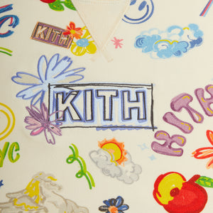 Kith Sketchbook Nelson Crewneck - Sandrift