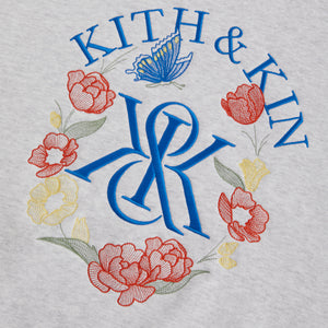 Kith K&K Monogram Nelson Crewneck - Light Heather Grey