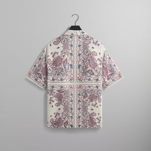 Kith Silk Lyocell Thompson Crossover Shirt - Sandrift