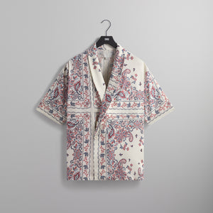 Kith Silk Lyocell Thompson Crossover Shirt - Sandrift