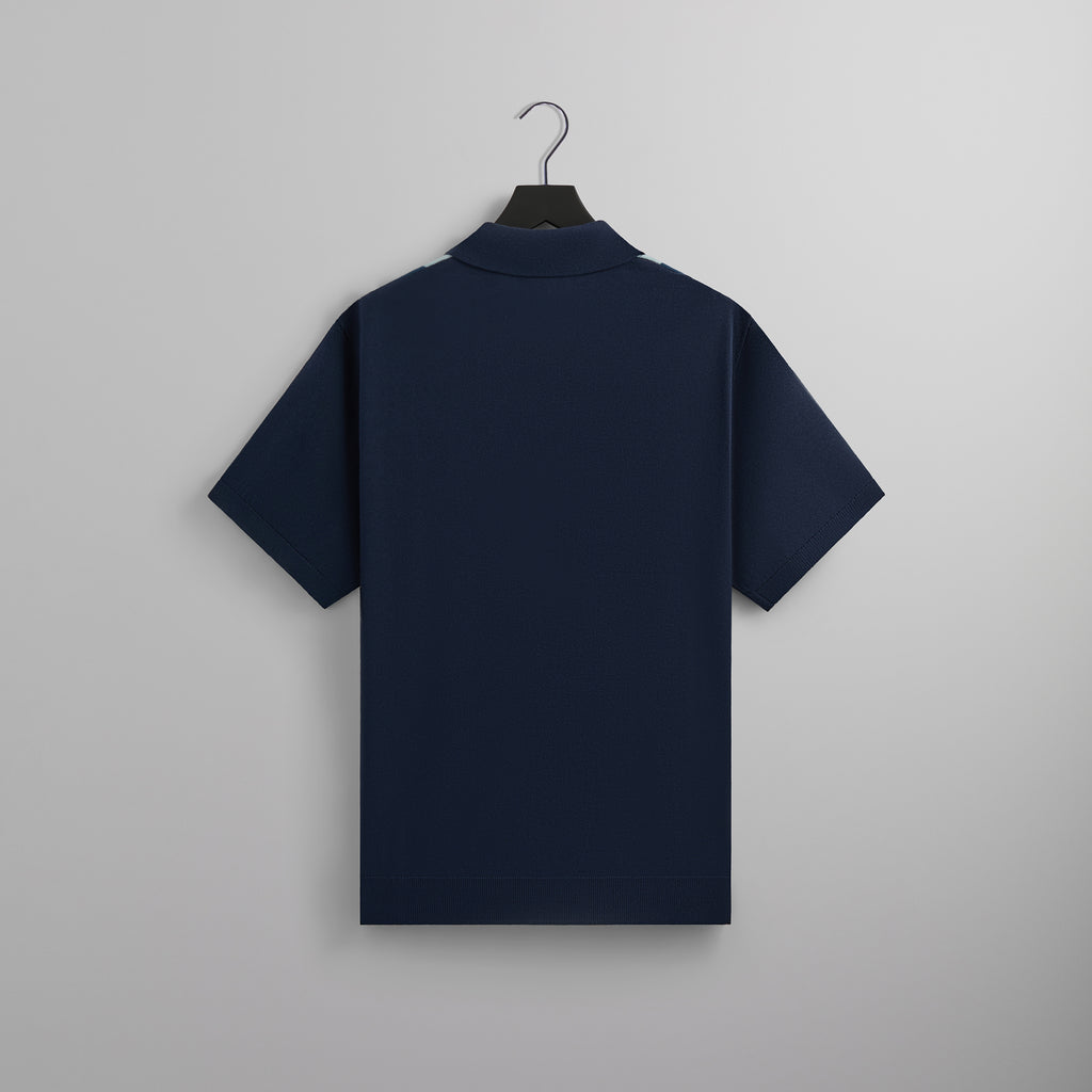 PoligoShops Tilden Short Sleeve Button Up Polo - Nocturnal