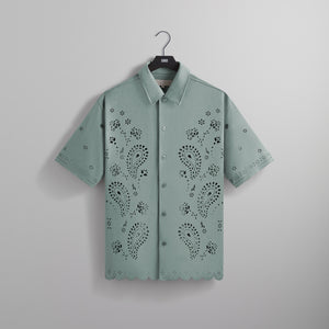 Kith Isaac Microsuede Buttondown - Harbour