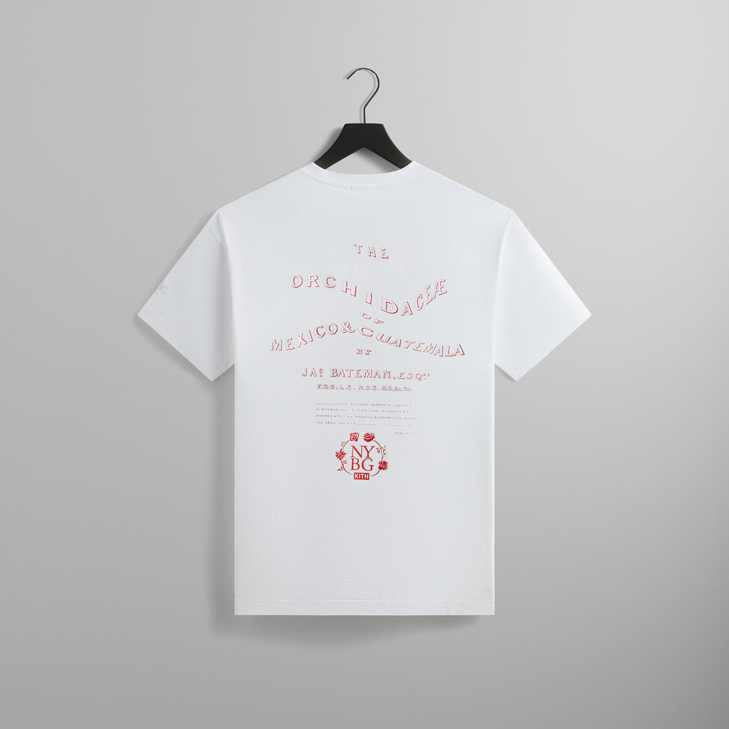 Kith for New York Botanical Garden Title Page Vintage Tee - White