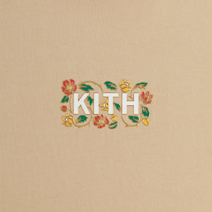 Kith Floral Classic Logo Long Sleeve Tee - Canvas