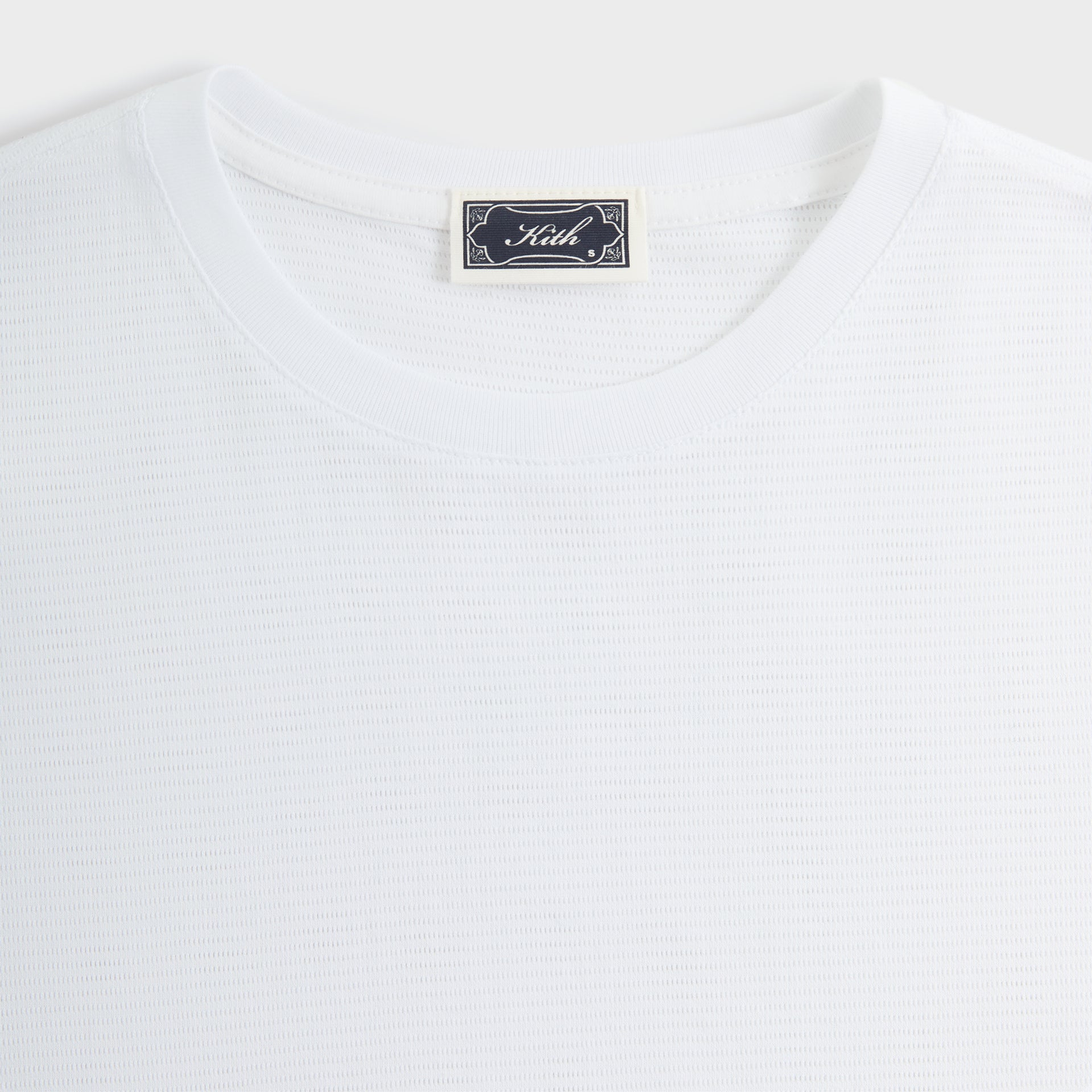 Kith Pointelle Mesh Heathrow Tee - White