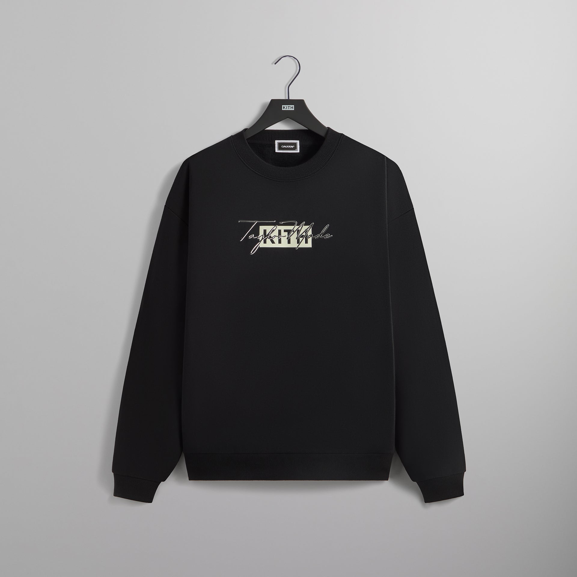 Kith for TaylorMade Script Nelson Crewneck - Black